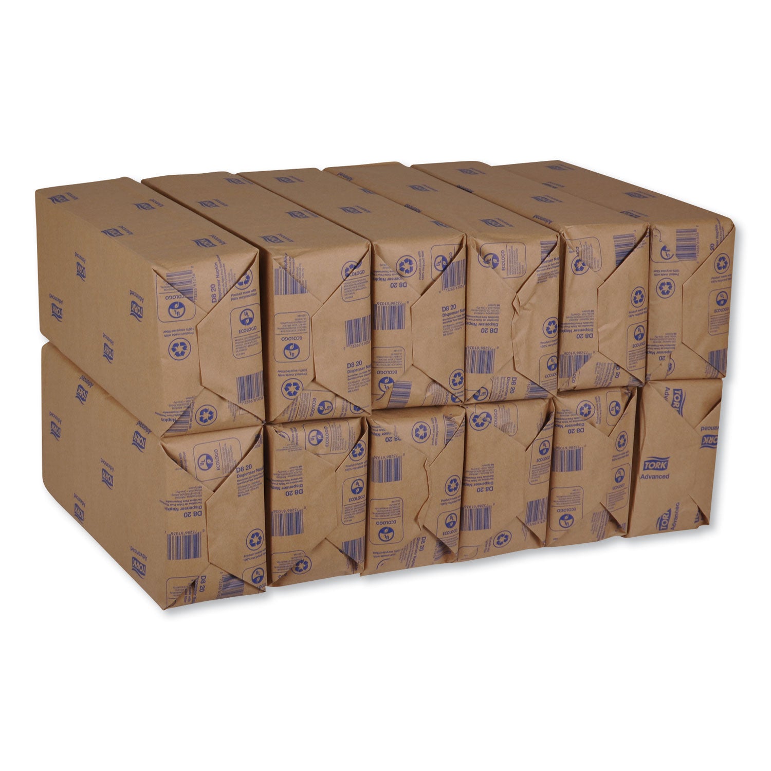 Advanced Soft Minifold Dispenser Napkins, 1-Ply,13" X 12", White, 6000/ct
