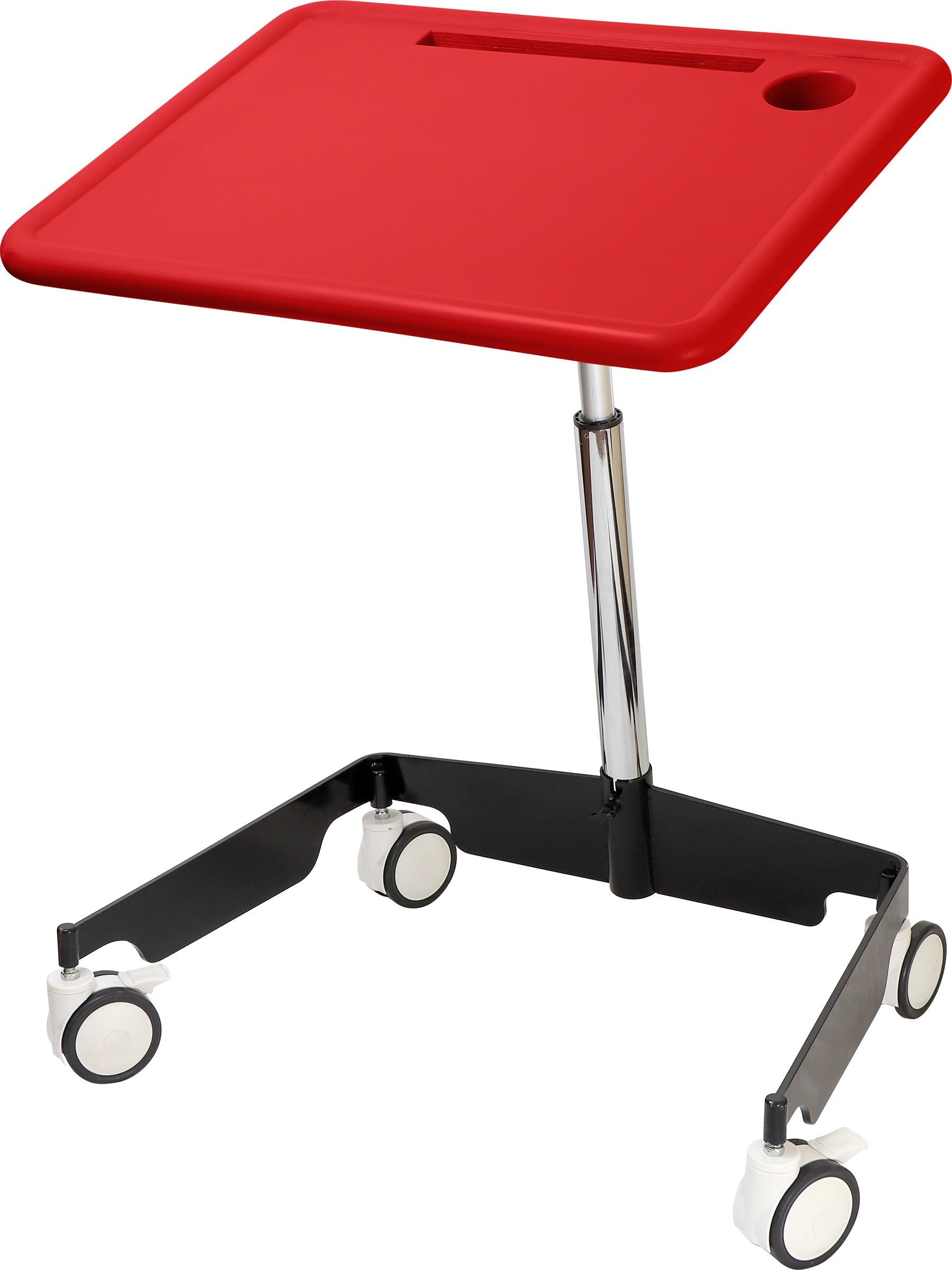 Kore Design™ Kids Sit-Stand Mobile Student Desk 31" to 38", Red