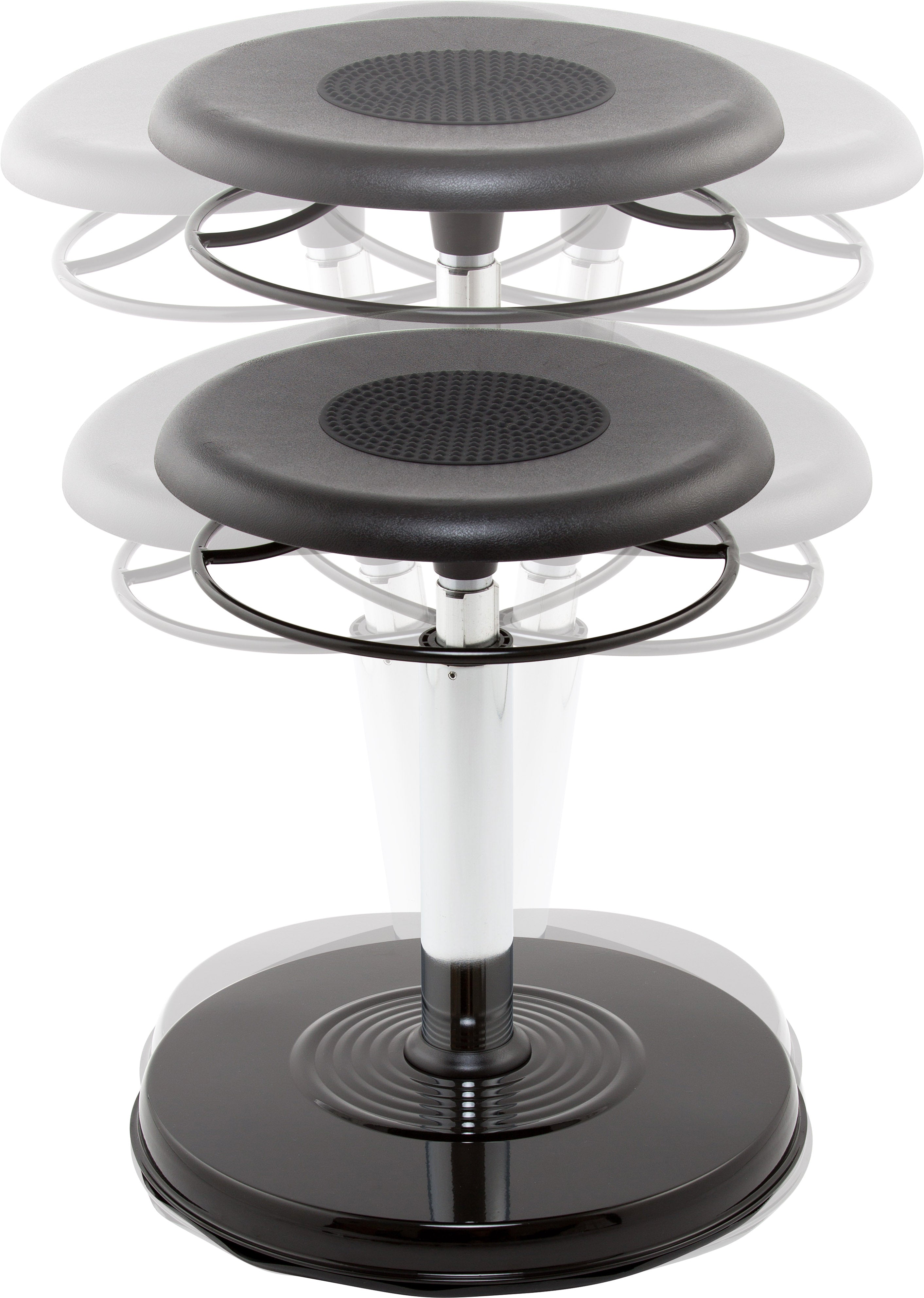 Kore Design™ Teen/College Adjustable Wobble Chair 18-25", Black