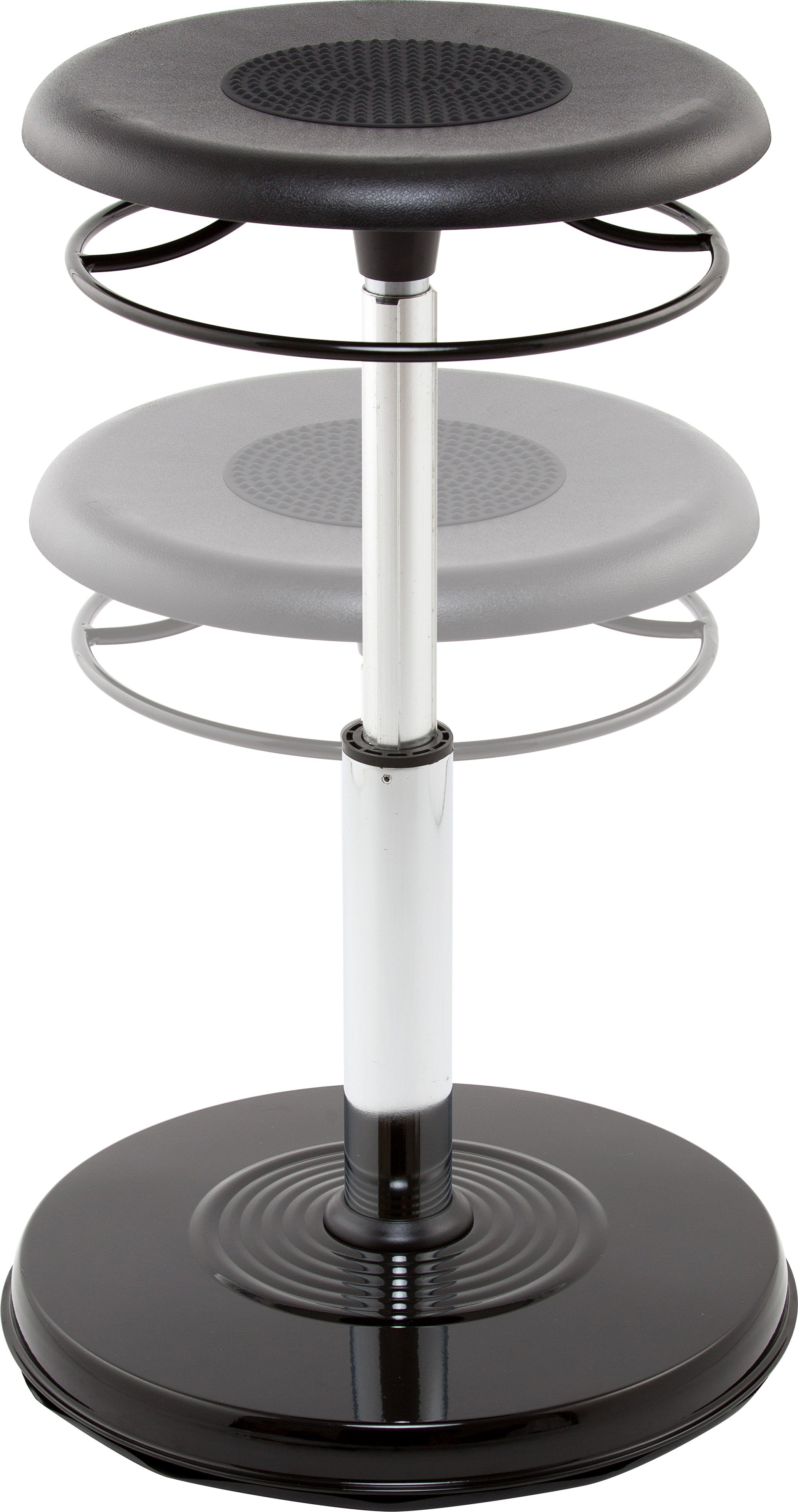 Kore Design™ Teen/College Adjustable Wobble Chair 18-25", Black