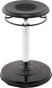 Kore Design™ Teen/College Hi-rise Wobble Chair 21-31.5", Black