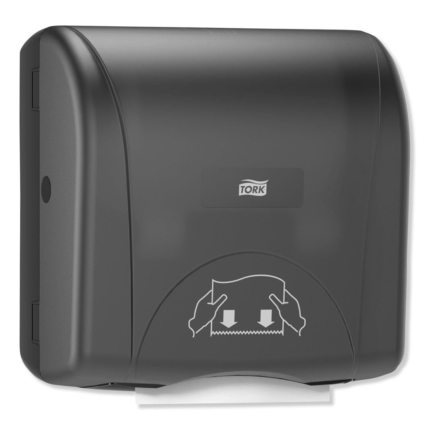 Mini Mechanical Hand Towel Roll Dispenser, For H71 System, 11.75 X 7.5 X 12.5, Black