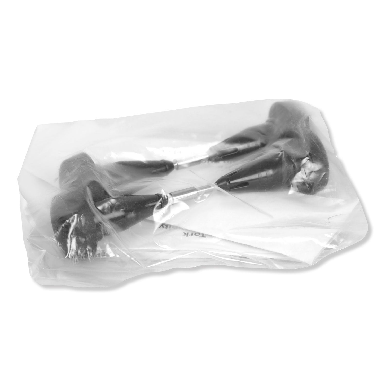 Coreless High Capacity Spindle Kit, Plastic, 3.66" Roll Size, Black, 2 per Kit