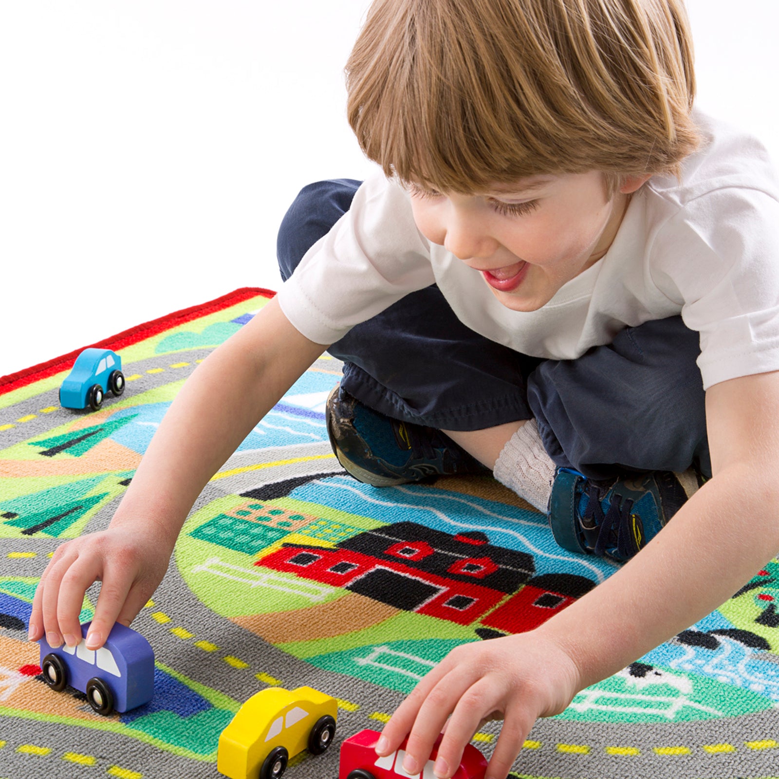 'Round the Town Road Rug & Car Set
