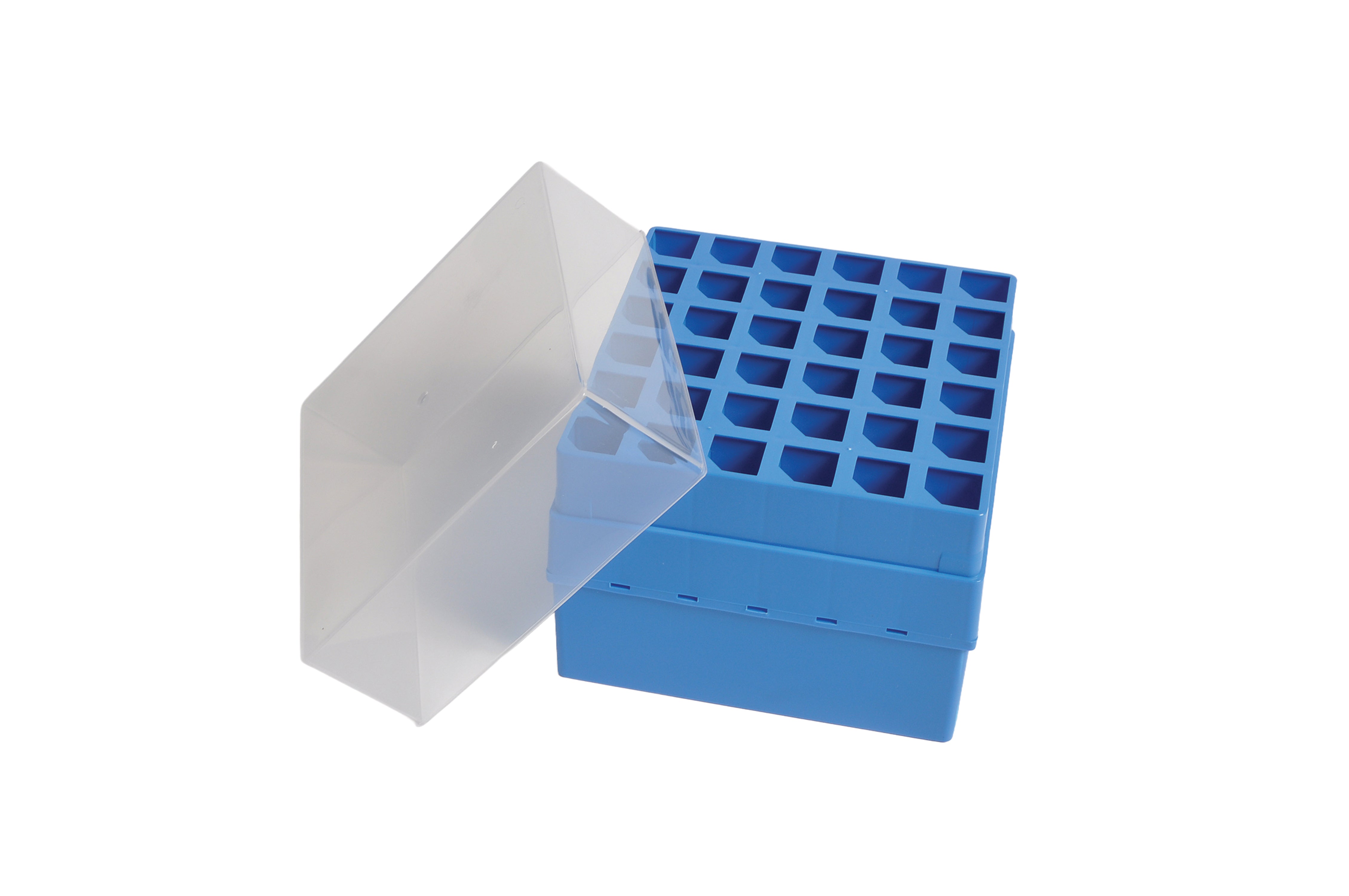 United Scientific® Centrifuge Tube Box, For 15 mL Tubes, Economy, PP, comes with 4