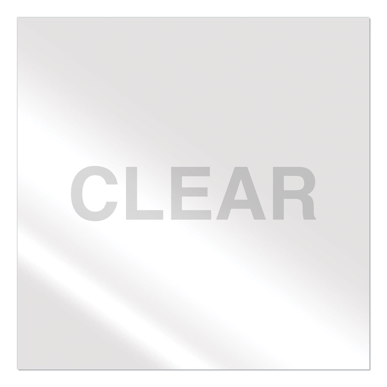 Foam - Clear - 1 Each