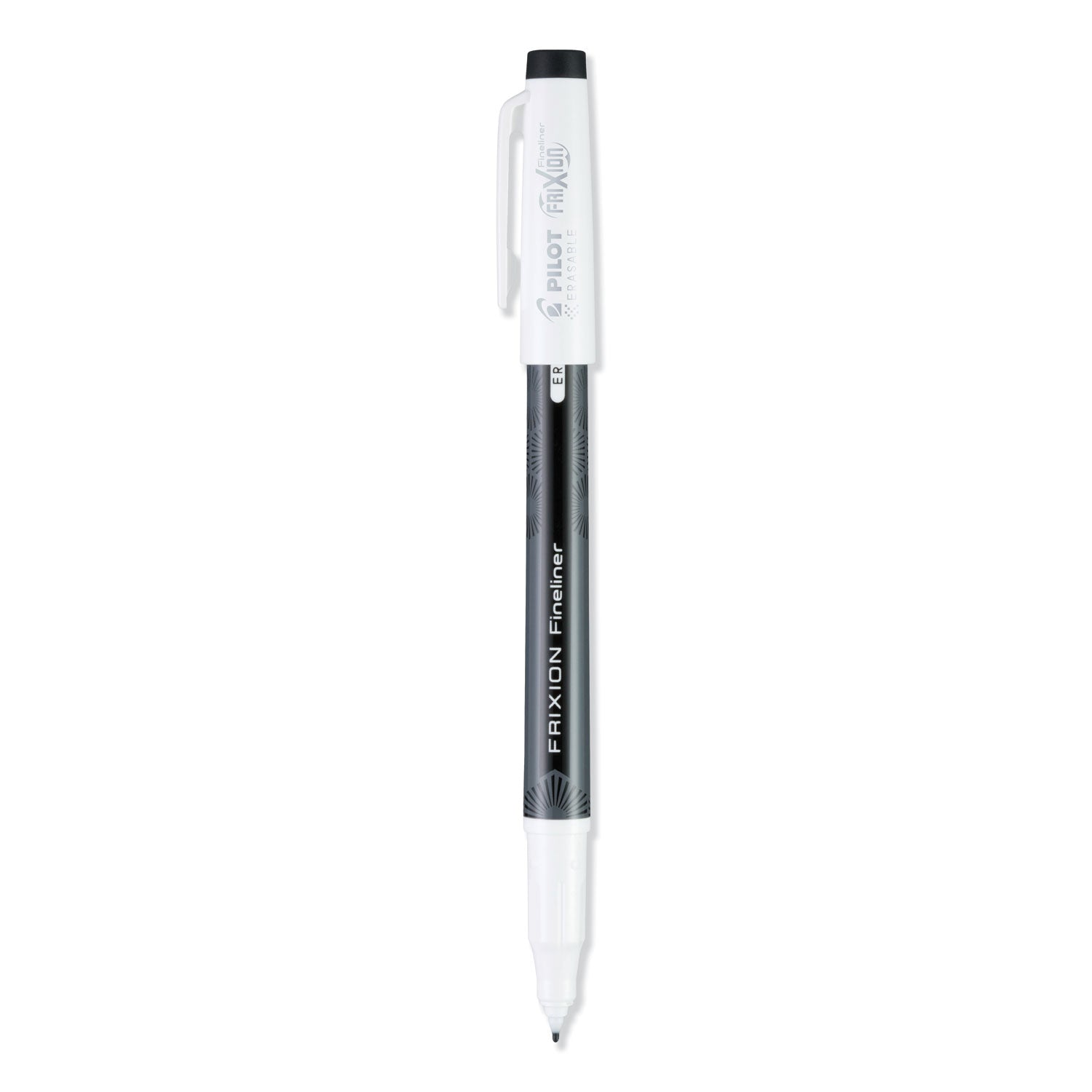 Pilot Erasaable Marker Pens - 0.7 mm Fine Pen Point - Erasable - Black Ink - Gel-based - Document, Writing - 1 Dozen
