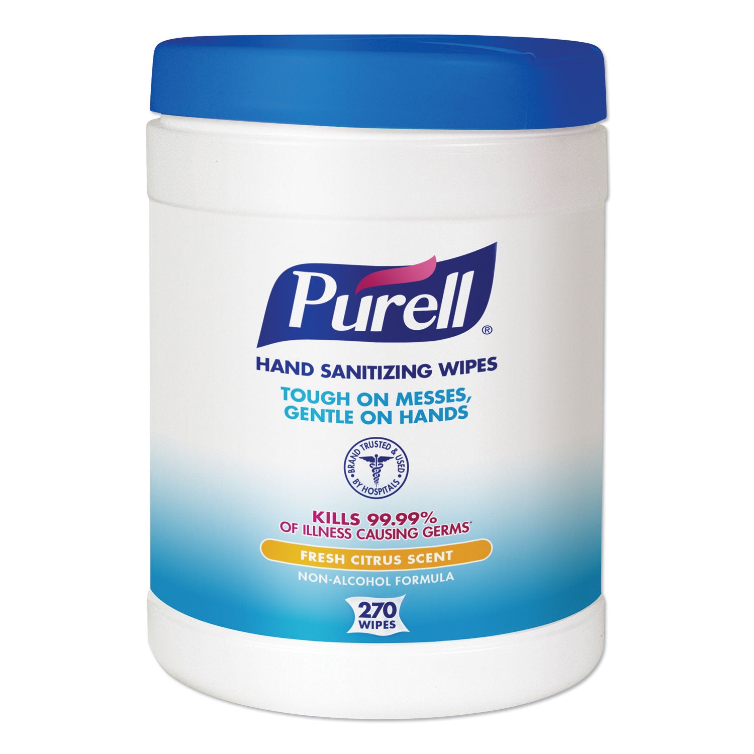 PURELL&reg; Sanitizing Wipes - WhiteTub - 270/Tub - 6 / Carton