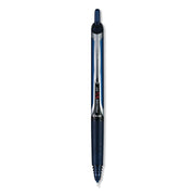 0.5 mm Extra Fine Pen Point - Retractable - Navy Ink - Liquid - Rubber Barrel - Writing - 1 Dozen