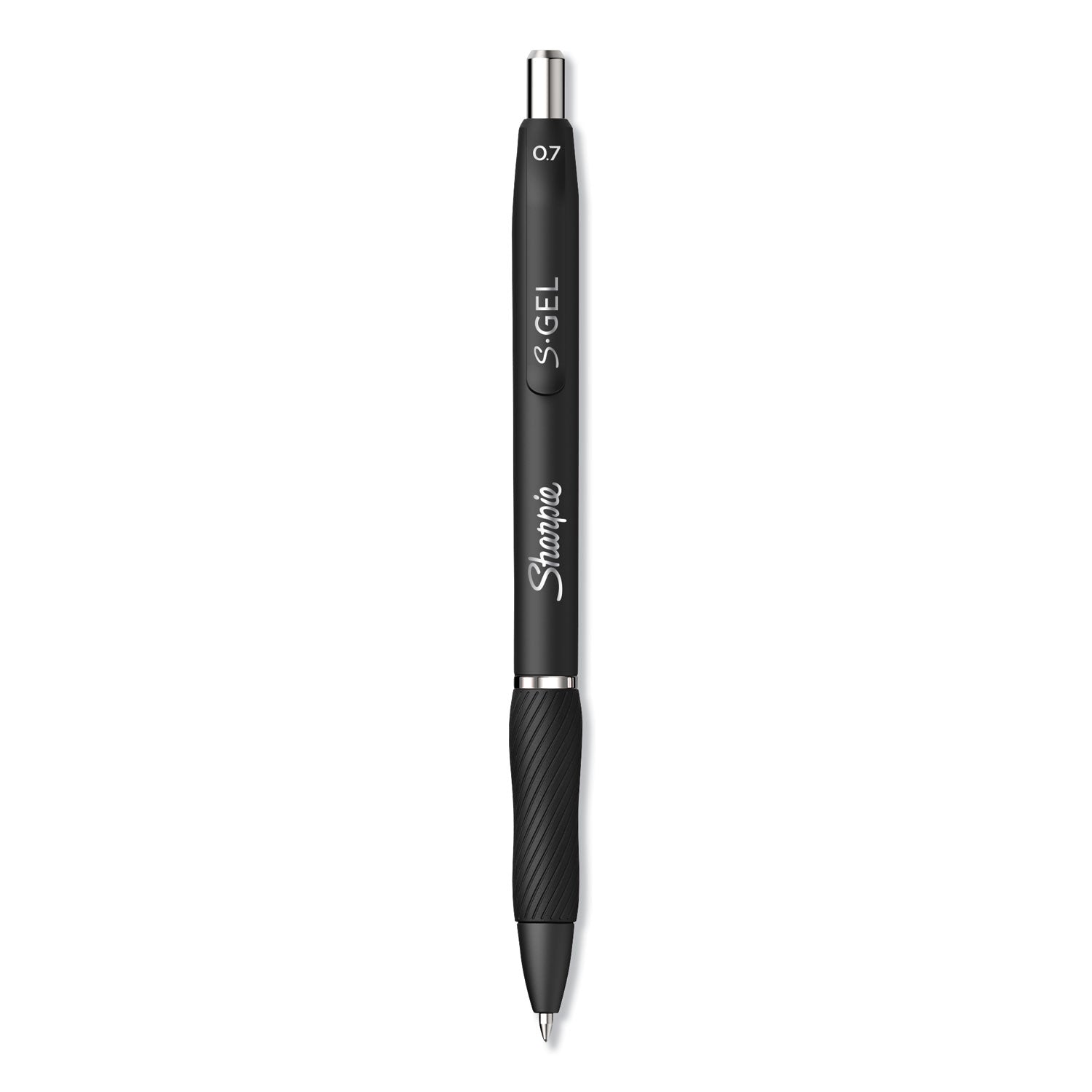 Sharpie S-Gel Pens - 0.7 mm Pen Point - Retractable - Black Ink - Gel-based - 1 Dozen