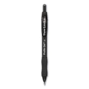 1 mm Medium Pen Point - Retractable - Black Ink - 1 Dozen