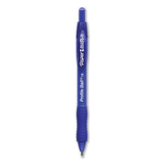 Profile Ballpoint Pen, Retractable, Medium 1 Mm, Blue Ink, Translucent Blue Barrel, 4/pack
