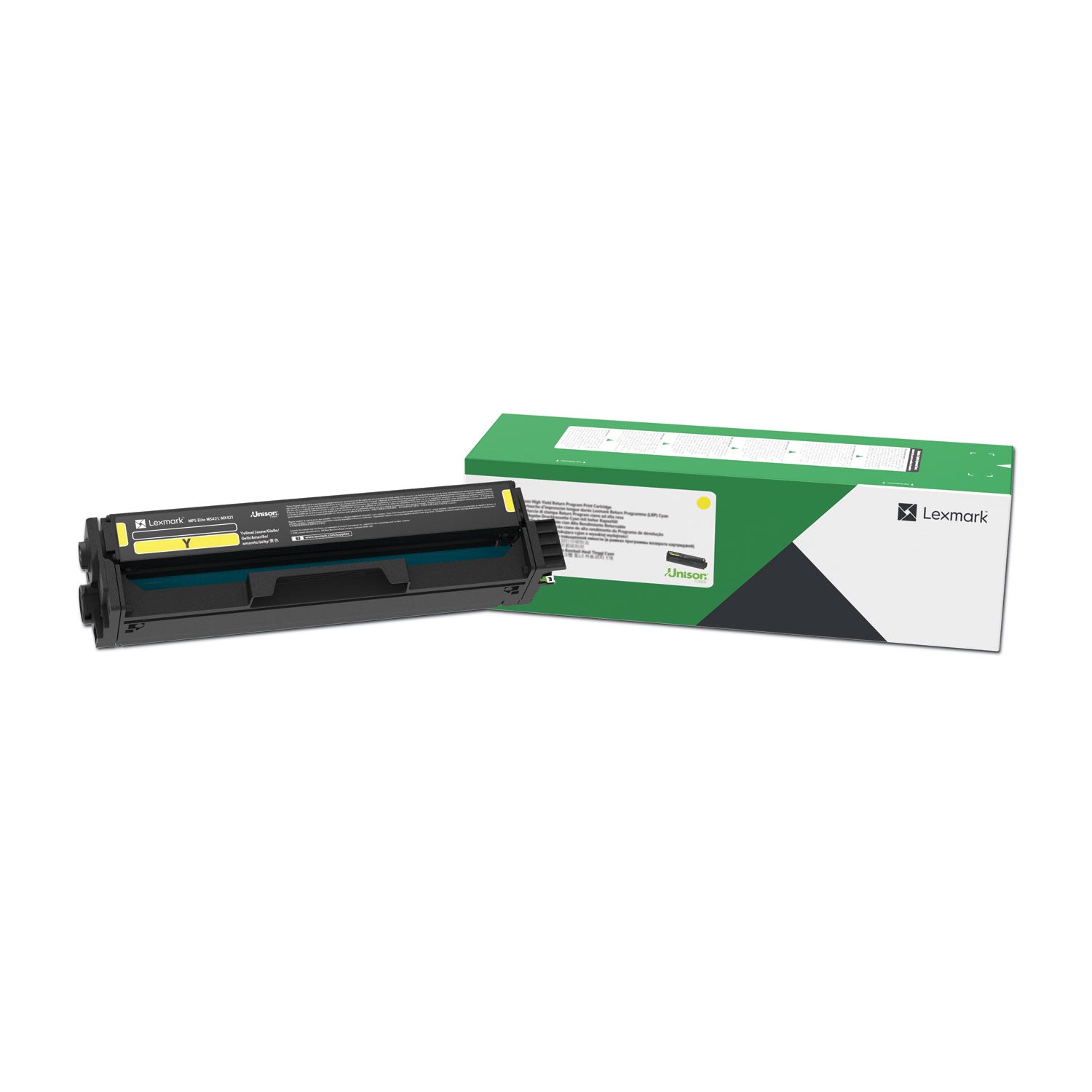 Lexmark Original High Yield Laser Toner Cartridge - Yellow Pack