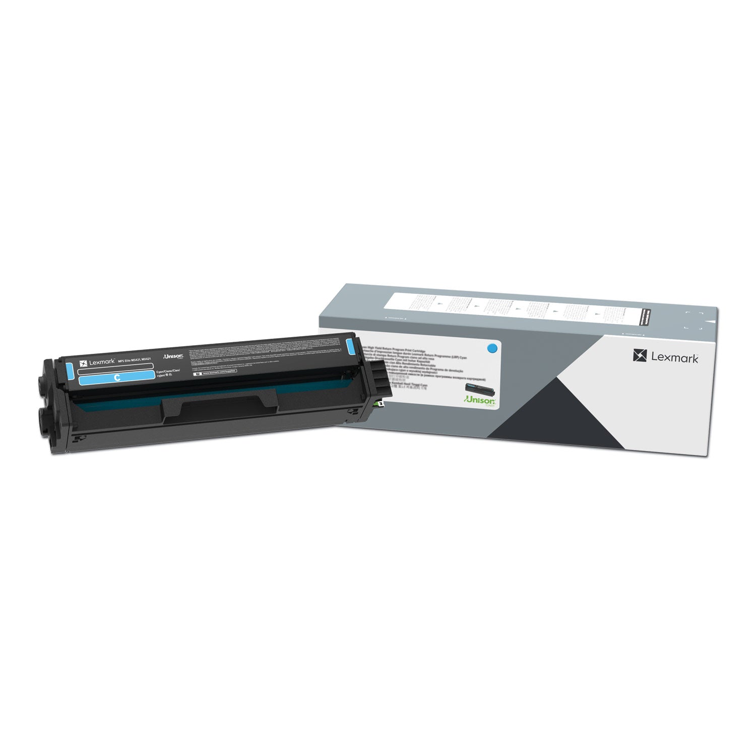 Lexmark Unison Original Standard Yield Laser Toner Cartridge - Cyan Pack