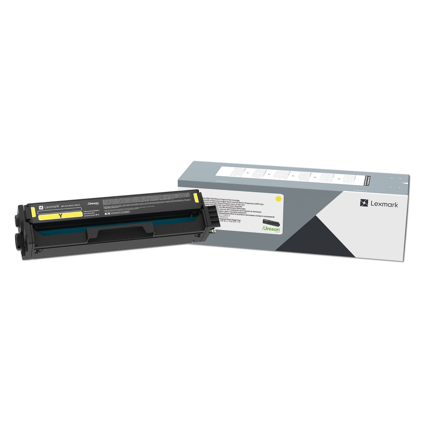 Lexmark Original Laser Toner Cartridge - Yellow Pack