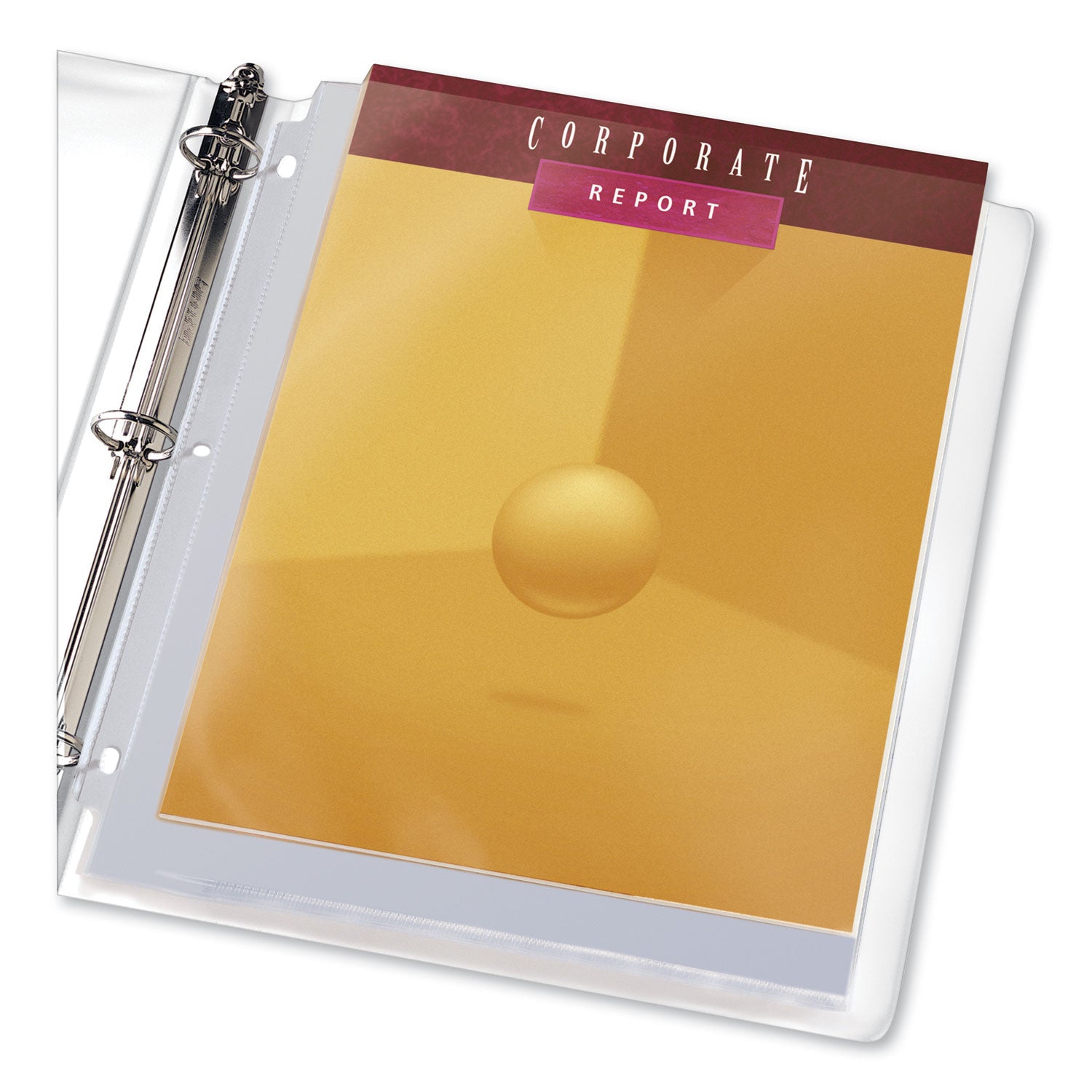 Clear Heavyweight Multi-Page Capacity Sheet Protectors, Holds 8-1/2" x 11" Sheets, Top Load, Pack of 25