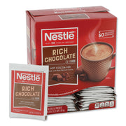Nestle&reg; Rich Chocolate Single-Serve Hot Cocoa Packets - Powder - 0.71 oz - 50 / Box