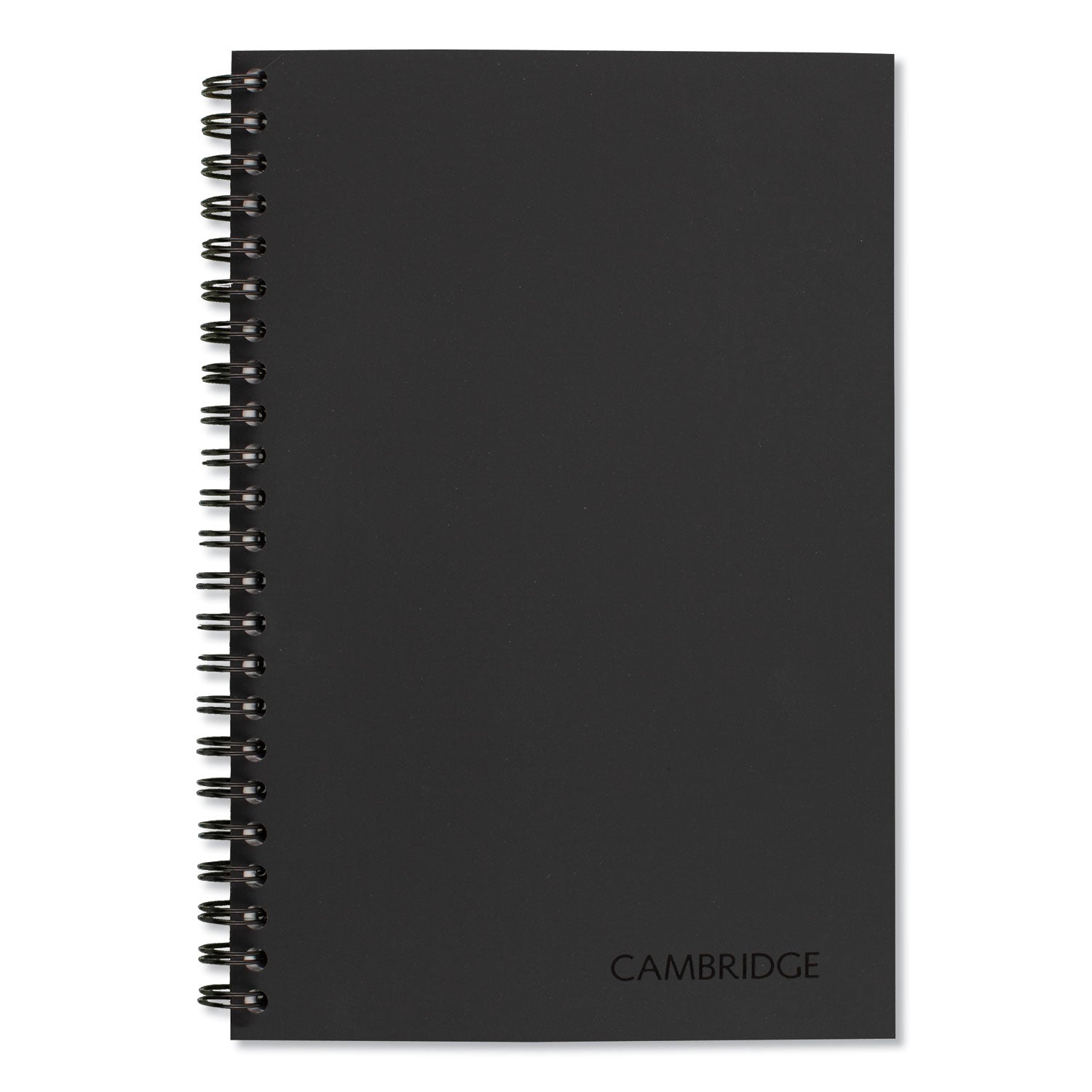 80 Sheets - Wire Bound - 20 lb Basis Weight - Jr.Legal - 5" x 8" Sheet Size - White Paper - Black Binding - Black Linen Cover - Perforated, Subject, Bond Paper - 1 Each
