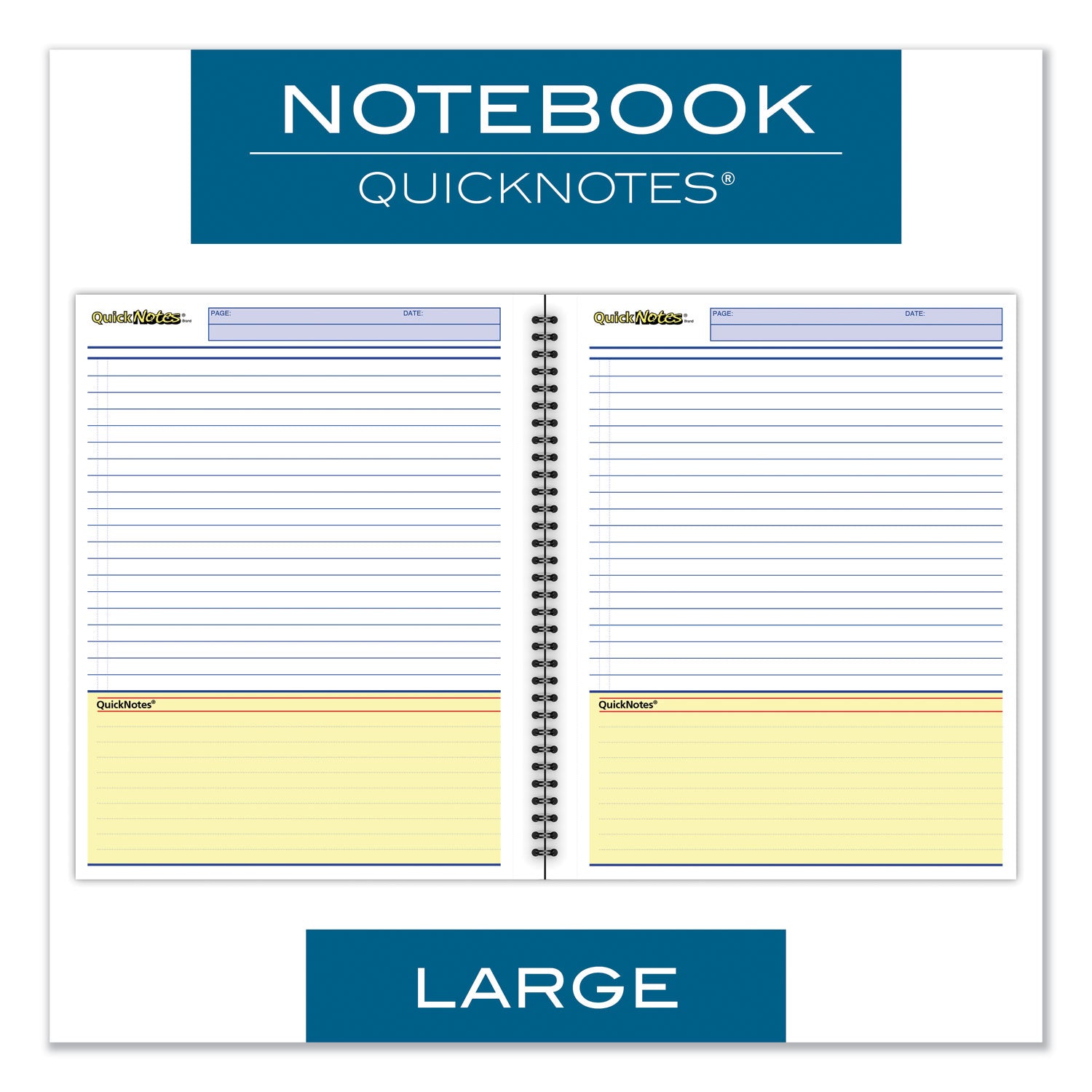 Action - 8 1/2" x 11" Sheet Size - Spiral Bound - Assorted - Linen - Perforated, Pocket, Notes Area - 1 Each