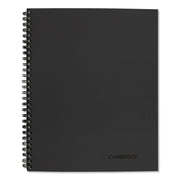 80 Sheets - Wire Bound - Letter - 8 1/2" x 11" Sheet Size - Black Linen Cover - Perforated - 1 Each