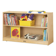 2 Compartment(s) - 29.50" Height x 48" Width x 15" Depth - Floor - Adjustable Shelf, Sturdy, Light Duty - Wood Grain - Baltic Birch Plywood - 1 Each