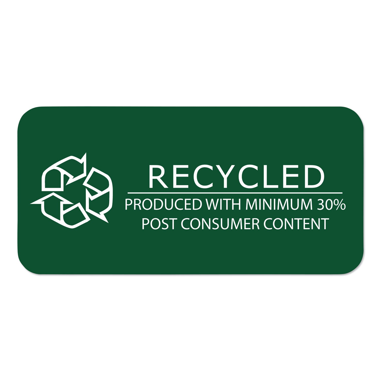 Roaring Spring Recycled Legal Pad, 40 Sheets, 80 Pages, 11 3/4" x 8 1/2", White, Green Binding, Wide Ruled, Double Line Red Margin, Perforated, 1 Dozen