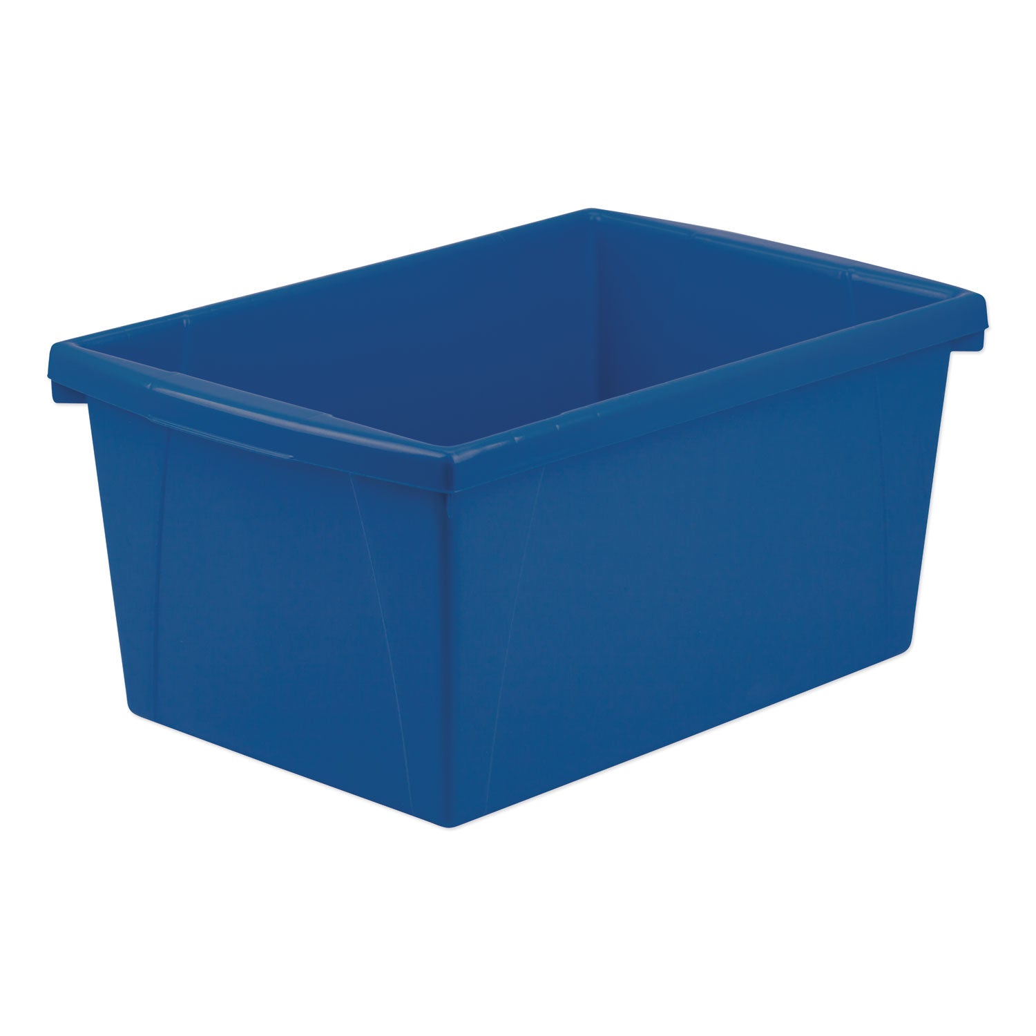 Medium Classroom Storage Bin, 5.5 Gallon, Assorted Color, Set of 6