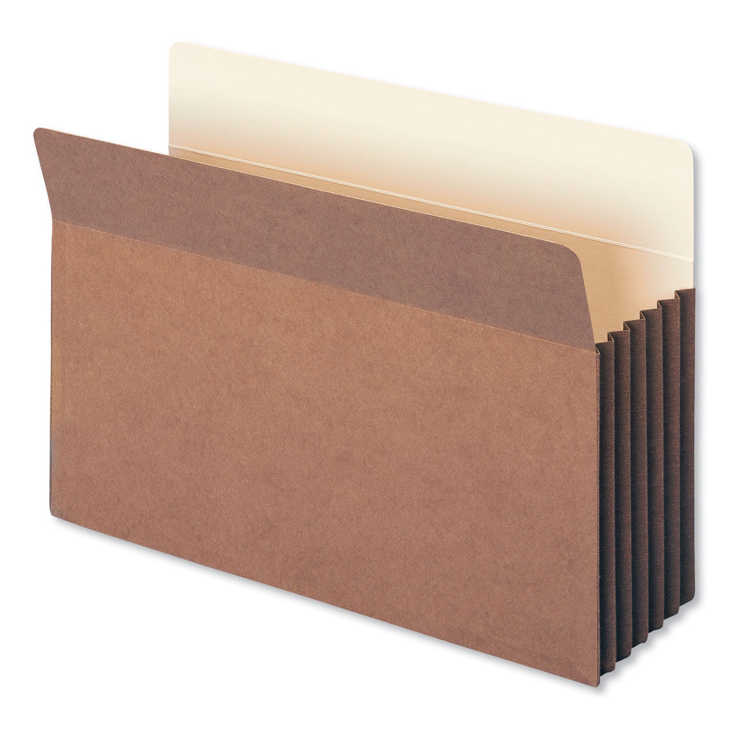 Smead Straight Tab Cut Legal Recycled File Pocket - 8 1/2" x 14" - 5 1/4" Expansion - Top Tab Location - 12.5 pt. - Redrope - Tear Resistant Gusset - 30% Recycled - 10 / Box