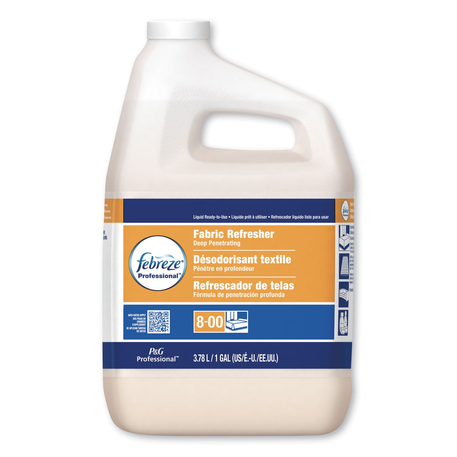 Febreze Fabric Refresher Refill - 128 fl oz (4 quart) - Fresh Scent - White Bottle - 3 / Carton