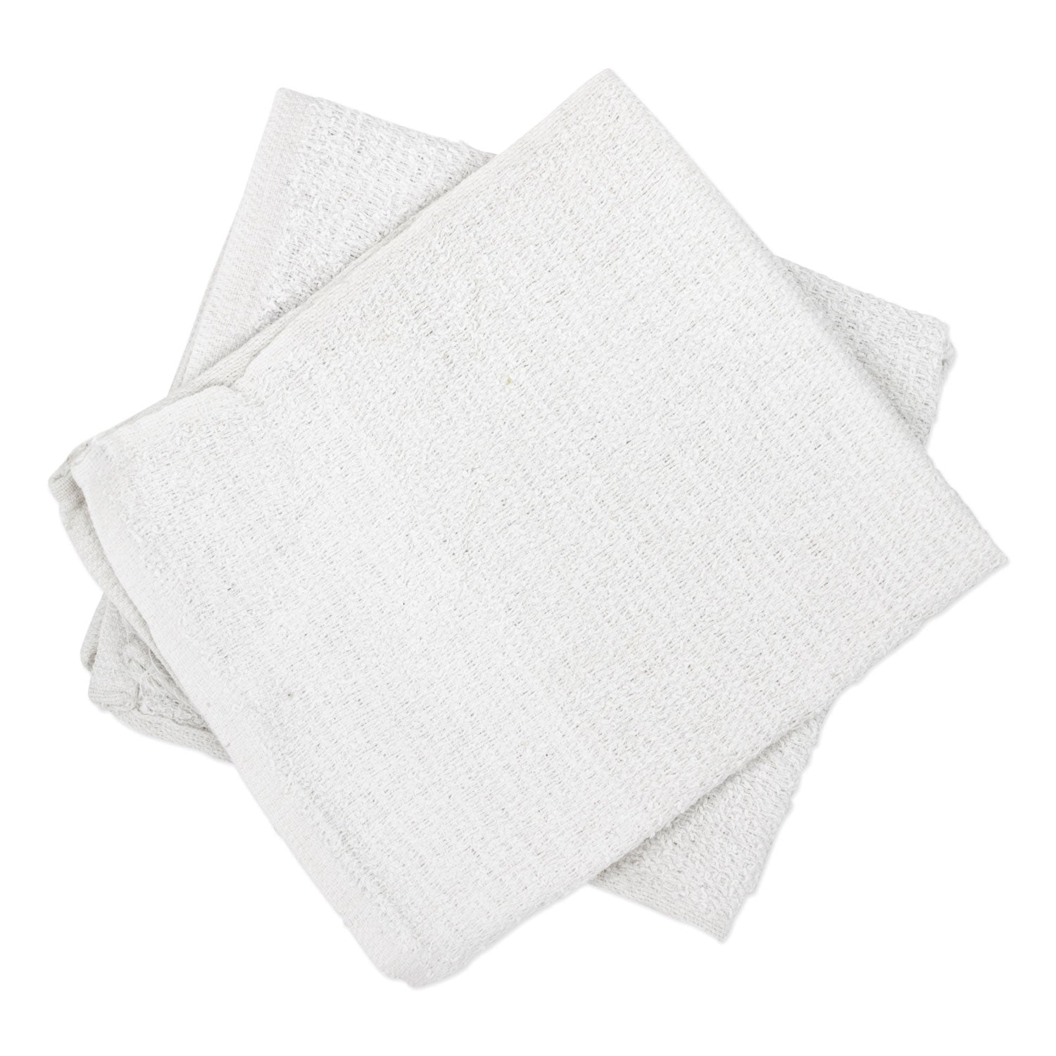 For Office, School, Restaurant - Cloth - Absorbent, Durable, Reusable - White - 60 / Carton
