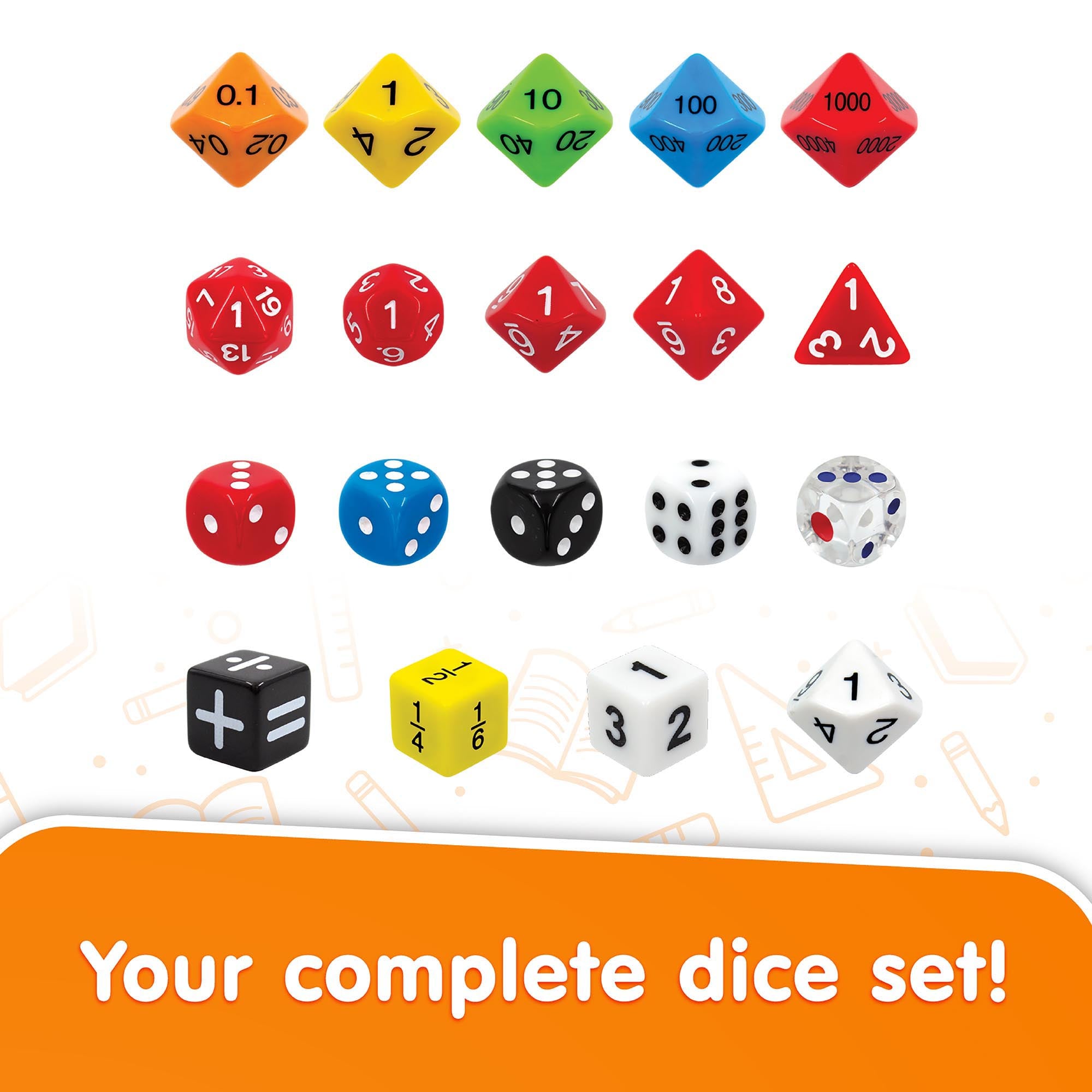 Dice Multi-Pack, 150 Pieces