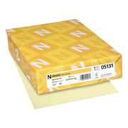 Letter - 8 1/2" x 11" - 24 lb Basis Weight - Laid - Watermarked, Acid-free - Baronial Ivory - 500 / Ream