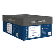 Southworth 25% Cotton No. 10 Business Envelopes - Business - #10 - 4 1/8" Width x 9 1/2" Length - 24 lb - Ivory - Linen, Cotton Fiber - 250 / Box