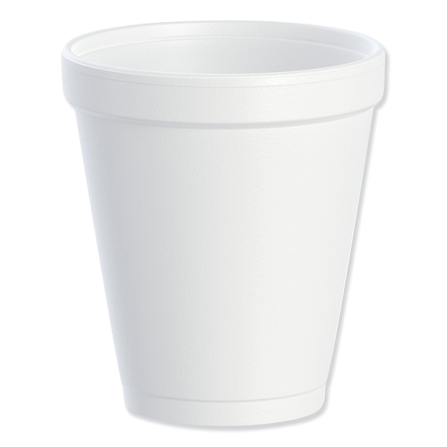 Dart J Cup 8 oz Insulated Foam Cups - 8 fl oz - White - Foam - Tea, Coffee, Juice, Soft Drink, Hot Drink, Cold Drink, Cappuccino, Hot Chocolate - 25 / Pack