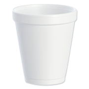 Dart J Cup 8 oz Insulated Foam Cups - 8 fl oz - White - Foam - Tea, Coffee, Juice, Soft Drink, Hot Drink, Cold Drink, Cappuccino, Hot Chocolate - 25 / Pack