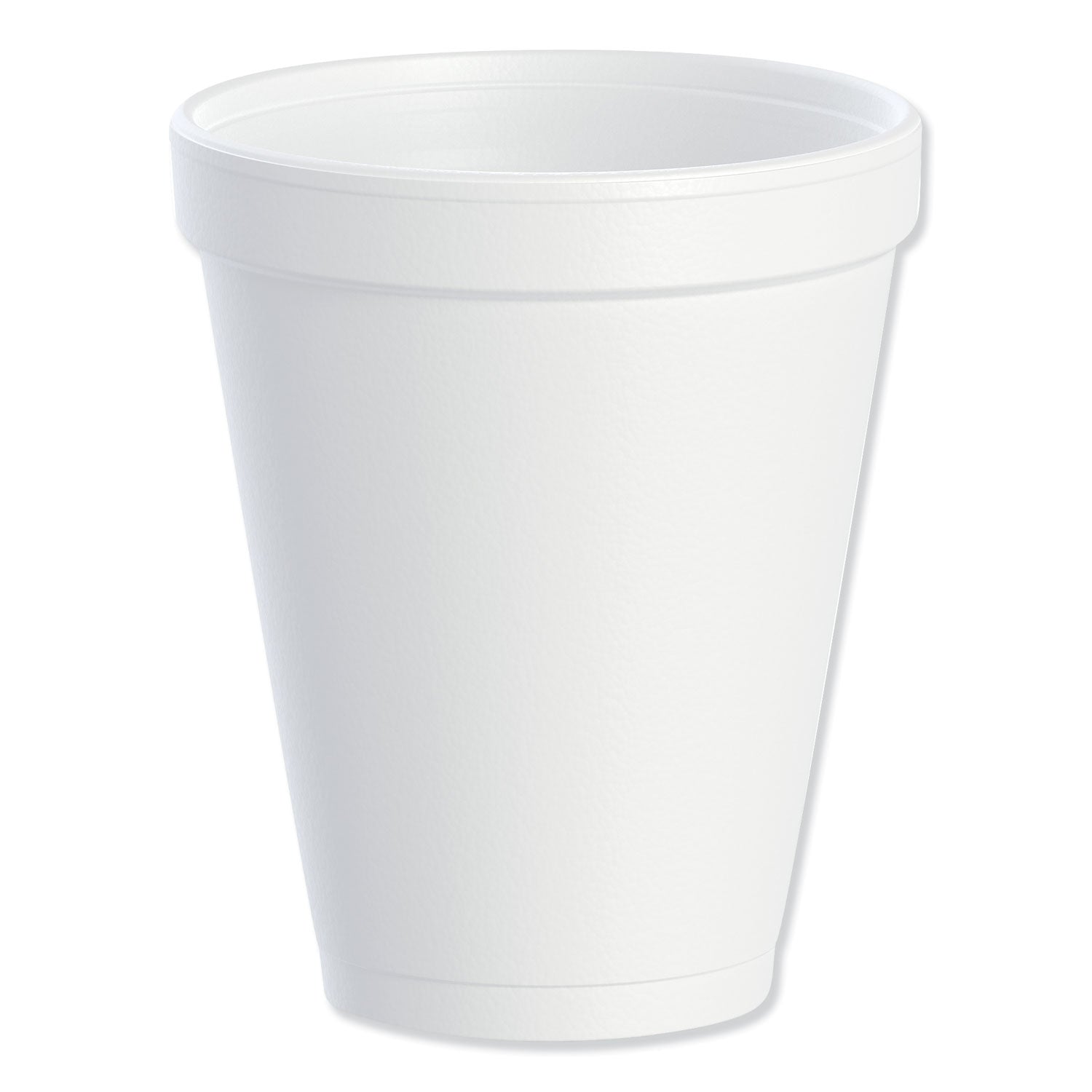Dart J Cup 10 oz Insulated Foam Cups - 10 fl oz - Round - White - Styrofoam - Coffee, Cappuccino, Hot Chocolate, Tea, Hot Cider, Juice, Smoothie, Soda, Soft Drink, Water - 25 / Bag