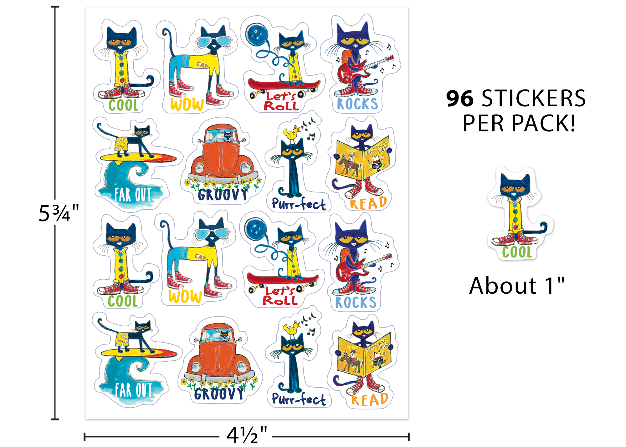 Pete the Cat® Stickers
