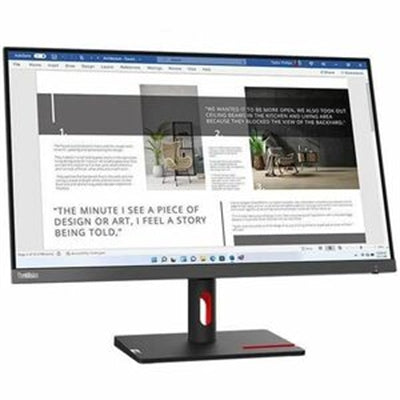 Lenovo - ThinkVision S27i-30 27" Class Full HD LED Monitor - 16:9 - Storm Gray - 27" Viewable - in-plane Switching (IPS) - Dark Charcoal Gray