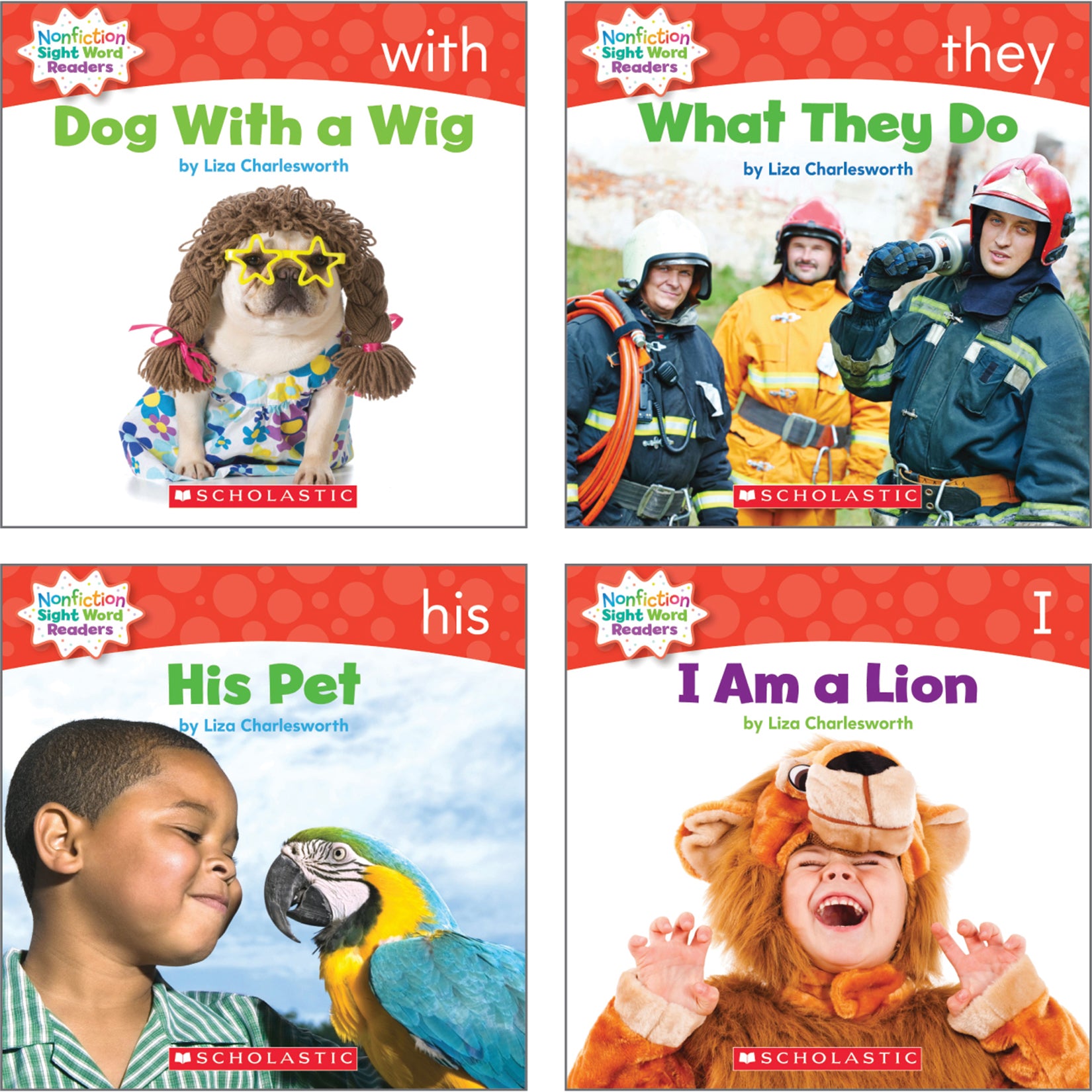 Nonfiction Sight Word Readers Classroom Tub, Level A, 6 Copies of 25 Titles