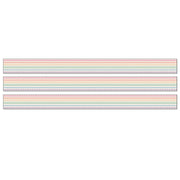 Crafty and Cool Rainbow Stitched Straight Bulletin Board Borders, 36 Feet Per Pack, 3 Packs