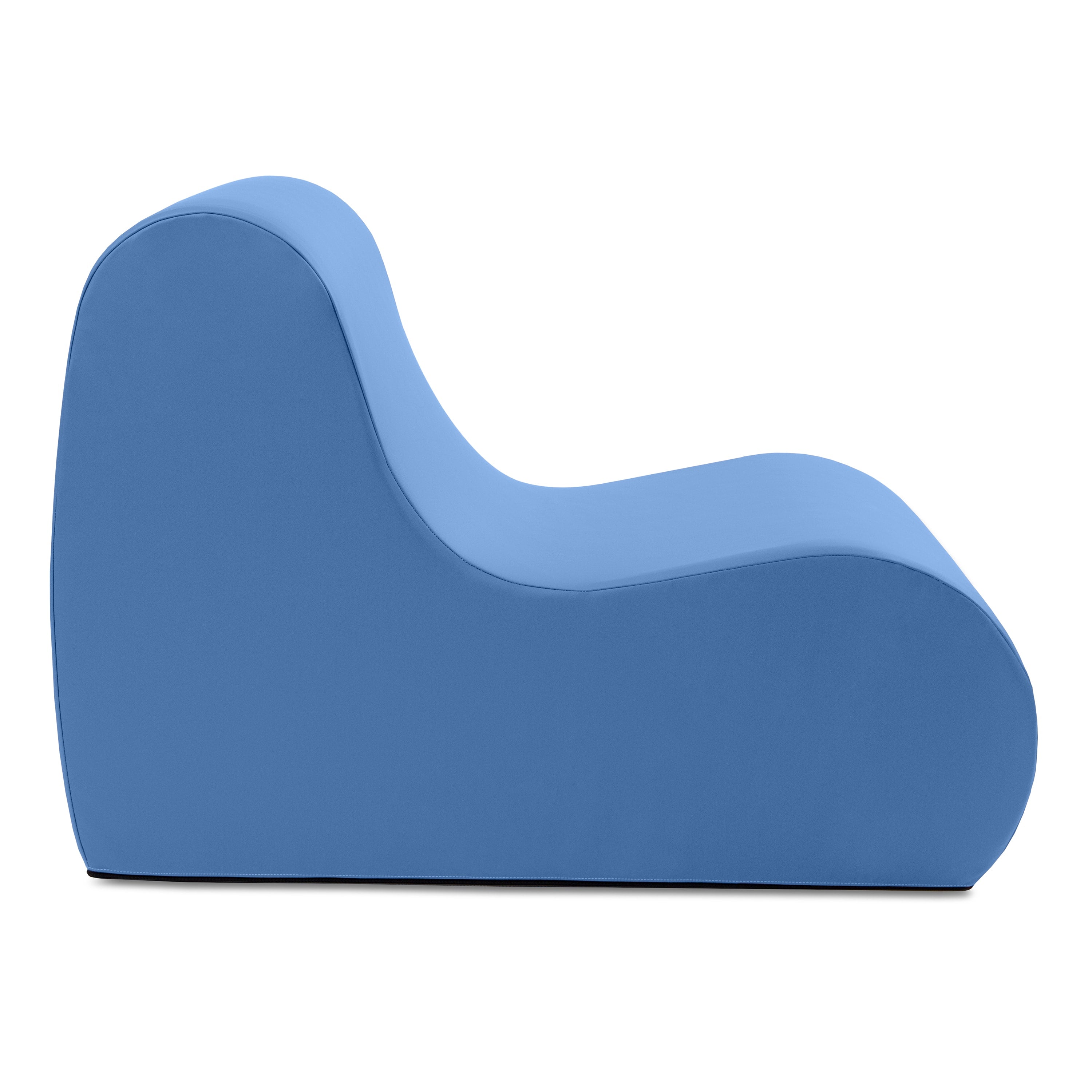Jaxx Midtown Large Classroom Soft Foam Chair - Premium Vinyl Cover, Submarine Grey