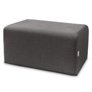 Jaxx Monroe Large Rectangular Foam Ottoman / Coffee Table, (36 x 18), Ebony