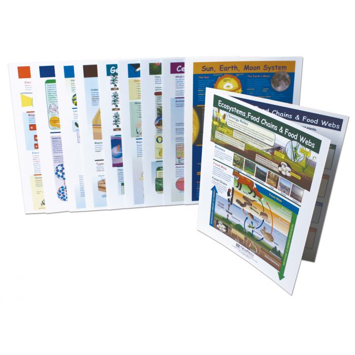 Mastering Science Skills - Grade 6 Visual Learning Guides Collection - Set 0f 10