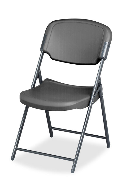 Rough n Ready® Commercial Folding Chair - Charcoal