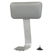 NPS® Vinyl Padded Backrest for 6400 Series Stool, Surface Color: Grey, Frame Color: Grey