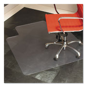 Hardwood Floor, Hard Floor, Wood Floor, Tile Floor - 53" Length x 45" Width x 0.110" Thickness - Lip Size 12" Length x 25" Width - Vinyl - Clear - 1 Each