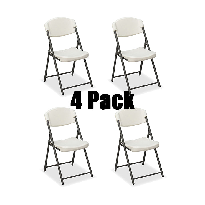 Rough n Ready® Classic 4 Pack Folding Chair, Platinum Granite