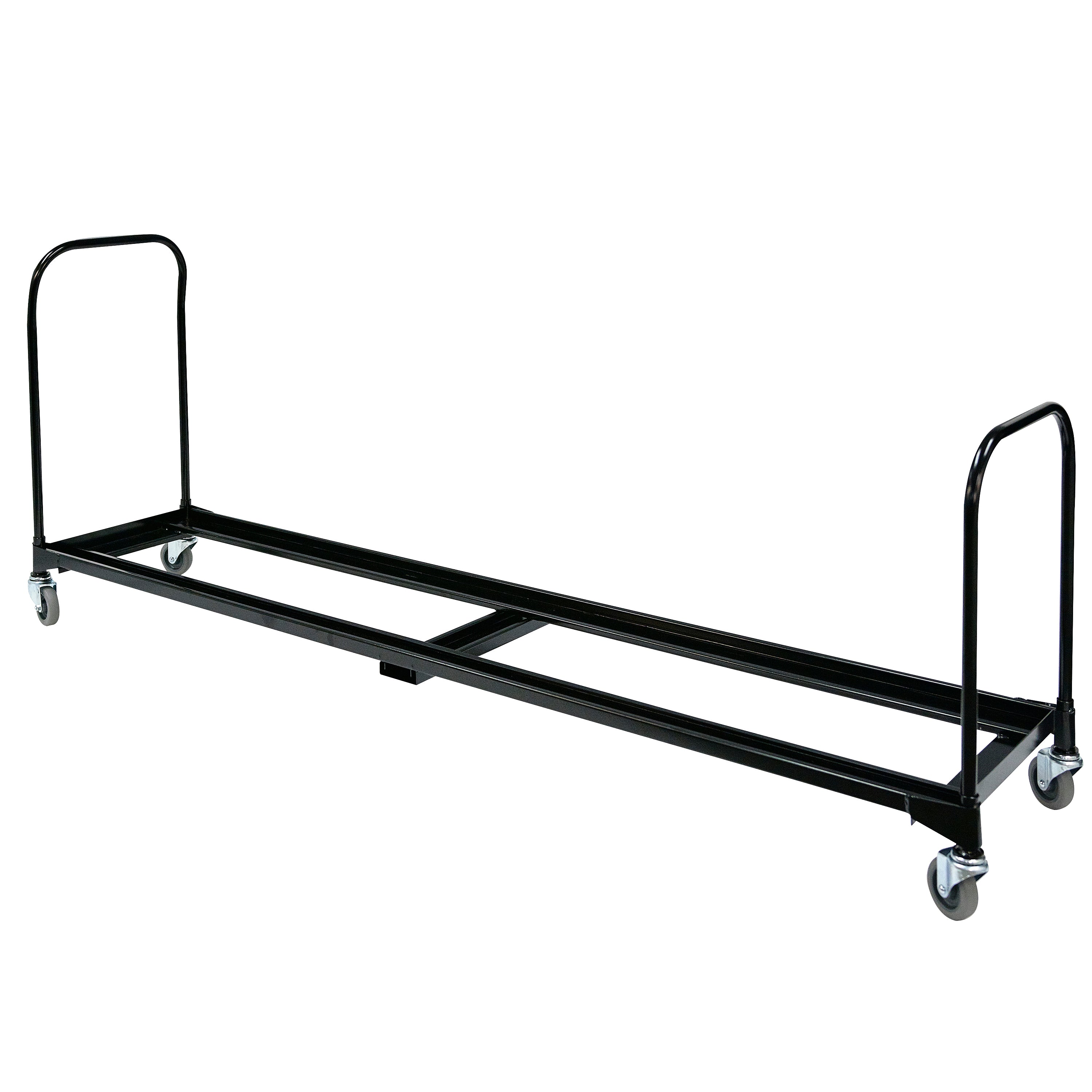 Rough n Ready® 6' Chair Cart, 25 Folding Chair Capacity, Steel - Black