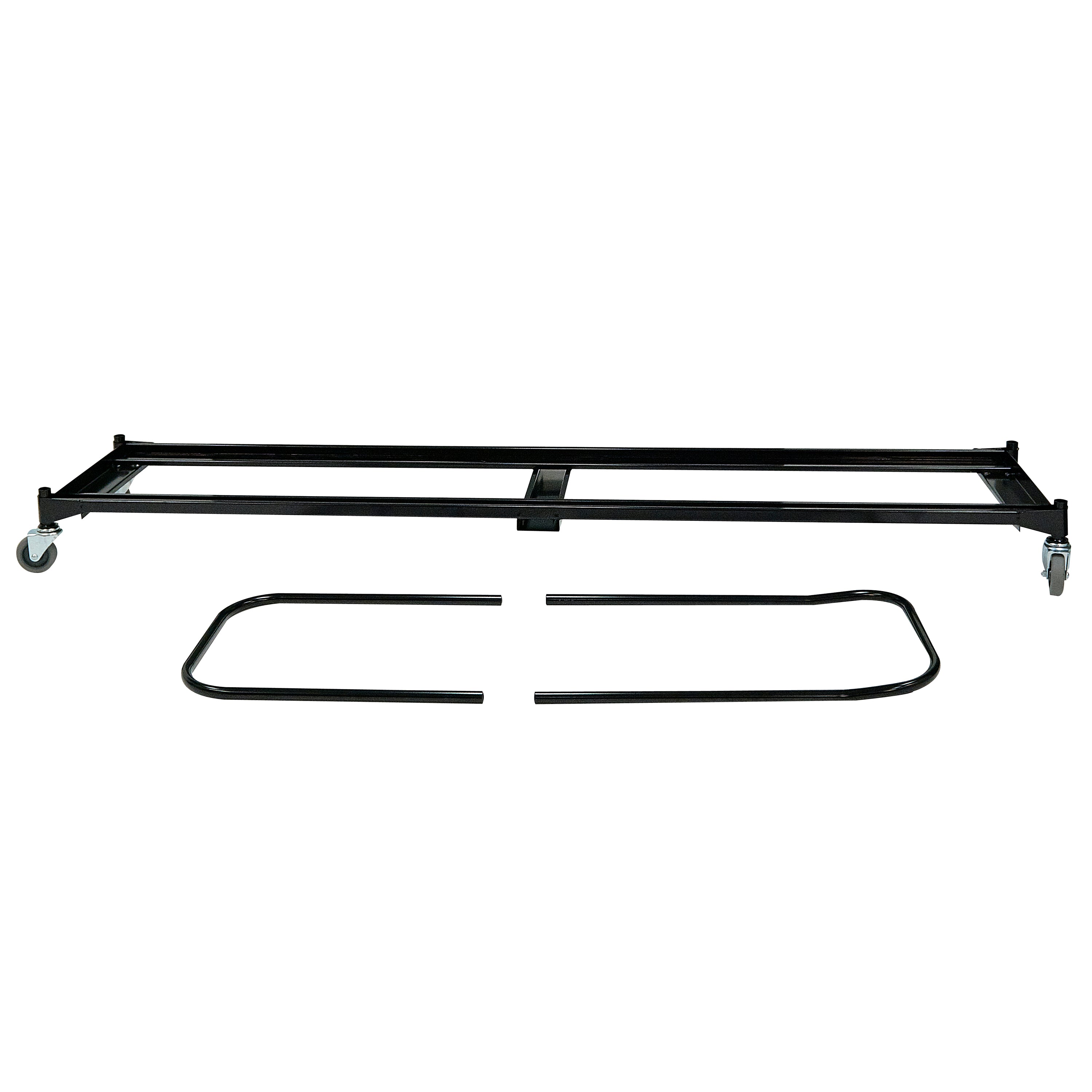 Rough n Ready® 6' Chair Cart, 25 Folding Chair Capacity, Steel - Black