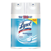 Lysol Crisp Linen Disinfectant Spray - 12.5 fl oz (0.4 quart) - Crisp Linen Scent - Easy to Use - Clear - 2/Pack - 6 / Carton